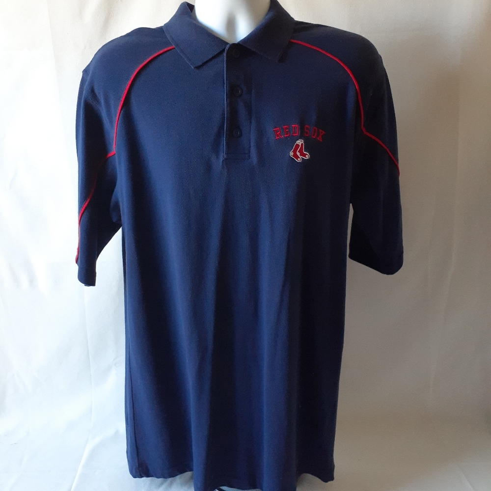 CSA Boston Red Sox men's navy blue polo shirt